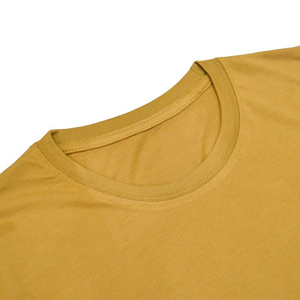 เสื้อยืดผู้ชายคุณภาพดี สีพื้น แบบสั่งทำได้ สไตล์ใหม่ เสื้อยืดผ้าฝ้ายสำหรับผู้ชาย คุณภาพดี ระบายอากาศได้ดี - Product Image 3