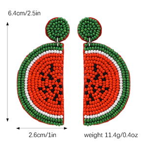 Nouveauté Été 2025 – Bracelet Bohème Unisexe Plaqué Or avec Perles de Riz Colorées et Motif Pastèque – Cadeau Adorable par MULTI CRAFT - Product Image 6