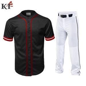 Uniforme de Béisbol Transpirable Personalizado para Hombres Adultos - Ropa Deportiva 100% Poliéster, Nueva Llegada - Product Image 4