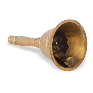 Cloche de temple en laiton pour Pooja et prière, cloche suspendue en laiton pour temple domestique, mandir, espace de méditation, spirituel et religieux - Product Image 3