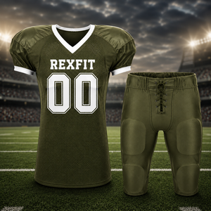 Uniforme de Fútbol Americano Personalizado y Conjunto de Pantalones Integrados, Ropa Deportiva Transpirable de Malla, Sublimada, Fabricada por Rexfit - Product Image 5