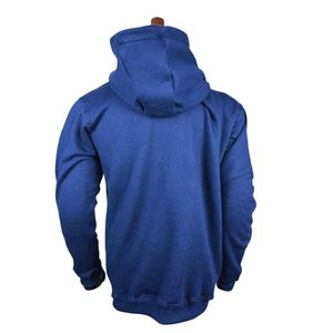 Sudadera con Capucha Lisa Personalizada de Fábrica al por Mayor para Hombre, Ajuste Regular, 100% Algodón, Forro Polar Transpirable, Estampado de Goma en Relieve Frontal, Teñido Liso para Invierno - Product Image 3