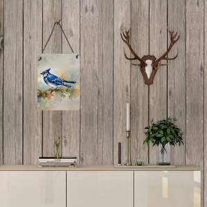 Blue Jay Wall Door Hanging Prints 12x16 Multicolor Aluminum Metal <b>Sign</b> for Kitchen Home Decor Front Door <b>Plaque</b> New Multicolor - Product Image 3