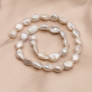 Perlas Naturales de Agua Dulce en Forma de Pepita de 13-14 mm, Perlas Cultivadas Barrocas, Piedras Preciosas para la Fabricación de Joyas, Perlas Sueltas al por Mayor - Product Image 2