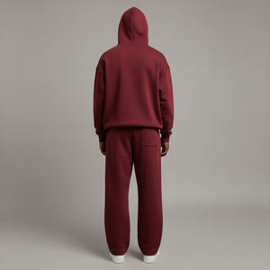 Survêtement personnalisé 100% coton, coupe classique, respirant, écologique, en molleton épais, style streetwear vintage, effet délavé à l'acide - Product Image 5
