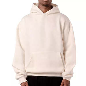 Hoodies oversize coupés, en molleton français de haute qualité, pour hommes, 500 g/m², effet vieilli, fabricant de hoodies. - Product Image 5