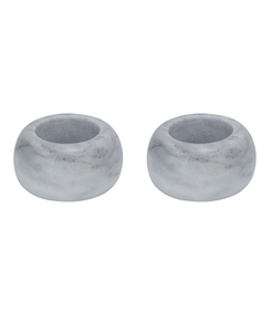 Ensemble d'anneaux de serviette de table en marbre blanc, luxueux, faits à la main, de qualité supérieure, écologiques, personnalisables, modernes et luxueux - Product Image 5