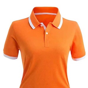 เสื้อโปโลผู้หญิงแขนสั้นแบบปกติ ผ้าฝ้าย คอปกโปโล เสื้อยืดกอล์ฟ - Product Image 6
