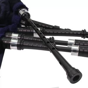 Bagpipes écossais pour fanfares, instruments à vent, qualité supérieure BLACKWATCH, montures argentées avec étui rigide - Product Image 5