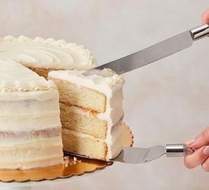 Stainless Steel <b>Cheese</b> <b>Knives</b> And Server <b>Set</b> With Clear Acrylic Handles Ideal For Home Kitchen Use Dining Use And Hotel Use - Product Image 5