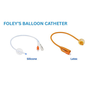 FOLEYS BALLOONKATHETER Latex (2-weg) Manuele chirurgische set voor ziekenhuisgebruik - Product Image 1