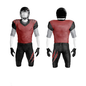 Conjunto de Pantalones y Camiseta de Fútbol Americano de Diseño Elegante, Uniforme Personalizado con Diseño de Color Personalizado, Uniforme de Fútbol Americano Hecho a Medida 100% Poliéster - Product Image 3