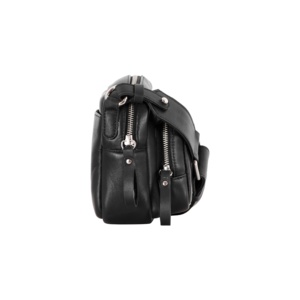 Bolso de Cuero Nappa Genuino con Acabado Encerado Personalizado, Acabado Nappa Negro, Herrajes YKK, Marca Privada, OEM, Venta al por Mayor, Lujo Retro - Product Image 3