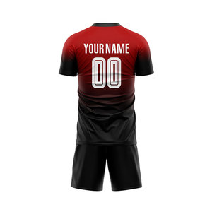Conjunto de Uniforme de Fútbol Personalizado con Logotipo, Patrón y Números para Equipos, Entrenamiento y Competencia, para Hombres, Estudiantes y Niños, Transpirable - Product Image 3