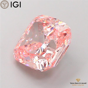 เพชร VS1 ความใสระดับ Clarity รูปทรงสี่เหลี่ยมจัตุรัสสีชมพูสดใส พร้อมใบรับรอง IGI เพชร CVD ผลิตในห้องปฏิบัติการ น้ำหนัก 5.01 กะรัต สำหรับแหวนระดับไฮเอนด์ - Product Image 3