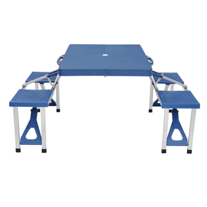 Table et chaises pliantes d'extérieur en aluminium, modèle épaissi en plastique PS, Code 01976802 - Product Image 3
