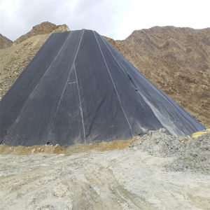 HDPE ، 0 3 ، 3 ، أسود وأبيض لبناء قنوات مدافن النفايات ، تخزين المياه الزراعية - Product Image 4