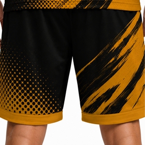 Ensemble d'uniformes de basketball personnalisés pour hommes, sublimation sur mesure, design d'équipe, qualité supérieure, séchage rapide, coupe athlétique, léger et performant - Product Image 6