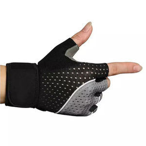Guantes Deportivos de Piel de Moda, Medios Dedos, Ligeros, Transpirables, Antideslizantes, para Gimnasio, Entrenamiento, Fitness, Levantamiento de Pesas - Product Image 6