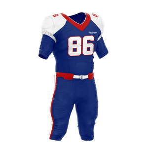 Nouveauté, uniforme d'équipe de football américain personnalisable, imprimé, durable, respirant, en polyester, pour hommes, prix de gros - Product Image 3