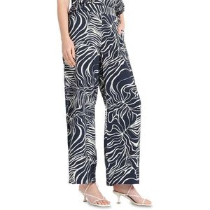 Loose <b>Elastic</b> Waist Breathable 100% Cotton Canvas Straight Solid Casual Autumn Mid Women's Pants & Trousers - Product Image 4