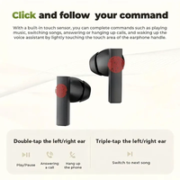 Écouteurs intra-auriculaires sans fil Ne40 Ai Wireless 6.0 avec écran LED HD et qualité sonore Hi-Fi pour le jeu, le bureau, l'exercice