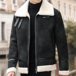 Stylish Hot Men Brown <b>Suede</b> Biker <b>Jacket</b> Windbreaker Leather Biker <b>Jacket</b> With Shirt Collar with Easy <b>Jacket</b> for Men with fur - Product Image 5