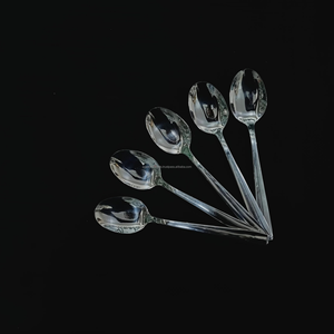 Heavy Duty Stainless Steel Dinner Spoon <b>Long</b> Handle Anti <b>Slip</b> Mirror Finish Corrosion Resistant USA Supplier - Product Image 4