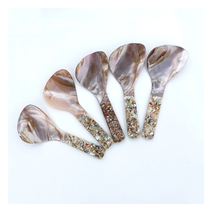 Cuchara de Concha Marina Natural Hecha a Mano, Ligera, Desechable, Duradera y Ecológica para Servicio de Alimentos y Eventos - Product Image 5