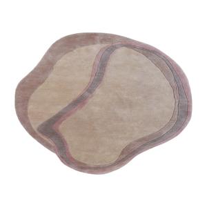 Tapis ovale moderne en laine tuftée faite à la main, à poils longs et épais, adapté aux animaux domestiques, antidérapant, avec support en toile de latex, pour usage commercial et domestique - Product Image 1