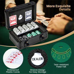 Ricreazioni familiari Texas Holdem Set di Chip da Poker per giochi di carte - Product Image 3