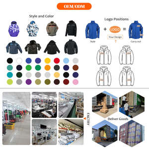 เสื้อแจ็คเก็ตซาฟารีฤดูหนาวสำหรับผู้ชาย ผ้าเดนิมเคลือบหนังแท้ ความหนาปานกลาง คอตั้ง กันน้ำ กระดุมเขาสัตว์ บริการ OEM - Product Image 5