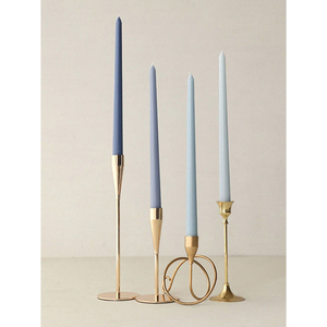Candelabro de latón de venta caliente, soporte para velas con base cuadrada, acabado dorado, decoración para el hogar, candelabro de metal duradero - Product Image 4