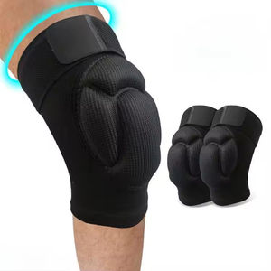 Genouillères épaisses respirantes personnalisées en mousse, élastiques, anti-collision, pour le soutien des genoux lors du volley-ball, du basketball, de la danse et de la sécurité au travail - Product Image 1