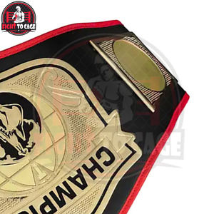 Ceinture de championnat de lutte WWF en cuir sublimé, légère, ajustable, avec boucle, plaque métallique de haute qualité, modèle 2026 - Product Image 5