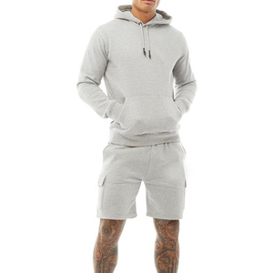 Nuevo Conjunto de Verano de Lujo para Hombre, Talla Grande, Dos Piezas, Sudadera con Capucha y Pantalones Cortos, Estilo Urbano, Secado Rápido, Transpirable, Felpa Francesa - Product Image 2