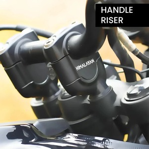 Abrazadera Alta de Manillar Negra de Calidad Premium para Motocicleta Himalayan 450cc Nueva - Mejora de Manillar Disponible para la Venta - Product Image 4
