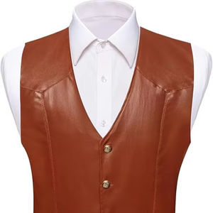 Chaleco de Cuero Personalizado para Motociclistas, Estilo Clásico para Hombre - Product Image 1