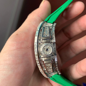 Relojes esqueleto Moissanite | Estilo presidencial de lujo VVS | Suministro mayorista helado - Product Image 6