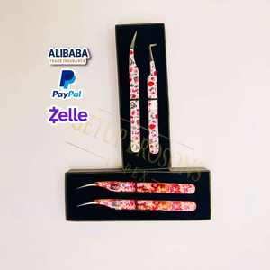 Las mejores pinzas para pestañas GETUP BROSONS IMPEX de 90 grados, diseño de muñecas Brat, de acero inoxidable recubierto de papel, con ángulo de 45 grados - Product Image 6