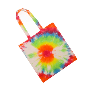 Extra Large Capacity Custom Color High Quality Reusable Supermarket Grocery Promotion Shopping Tie Dye Cotton Canvas <b>Bag</b> - Product Image 3