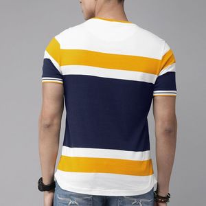 T-shirts pour hommes de qualité supérieure, respirants, à séchage rapide, en coton, col rond, impression par sublimation. - Product Image 4