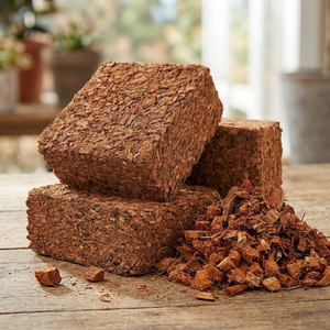 Bulk Supply of Eco-Friendly Coconut <b>Coir</b> Chips <b>Blocks</b> for Greenhouses Nurseries Growers Biodegradable Made in India - Product Image 3