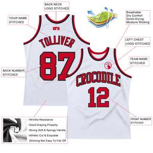 Camiseta de Baloncesto de Malla Transpirable con Diseño Bordado, Ropa Deportiva Sublimada, Estilo Retro - Product Image 2