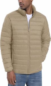 Men's Lightweight <b>Packable</b> Coat Waterproof Winter Hooded <b>Jacket</b> 100% Filling Polyester/Cotton 200g-250g Casual Storage Pouch - Product Image 2