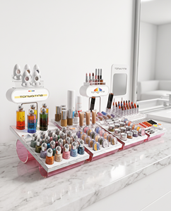 Expositor de Acrílico LED para Brochas de Maquillaje, Nuevo Expositor de Lujo para Cosméticos y Lápices Labiales, Soporte de Sobremesa para Brillo Labial - Product Image 3
