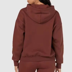 Autumn Women's 2-Piece Hooded Printed Velour Tracksuit Set with <b>Crop</b> <b>Top</b> and Jogging Pants - Product Image 5