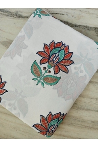 Pure Cotton Fabric with Indian Hand Block Print Floral Design for Home Decor Women's <b>Dress</b> Making Available Bulk Order Supplier - Product Image 2