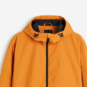 2026 Custom Men's Windbreaker Jacket Hooded Casual 100% Polyester Waterproof Zippered Breathable Eco-Friendly Jacket - Product Image 6