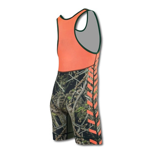 Singlet ajustado de MMA para hombre con estampado tribal de calavera, de spandex y poliéster de secado rápido, ropa deportiva de una pieza para adultos. - Product Image 4